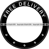 Truck Driver Trucking Trucker Driving Transportation Semi Tractor Trailer Text ClipArt SVG