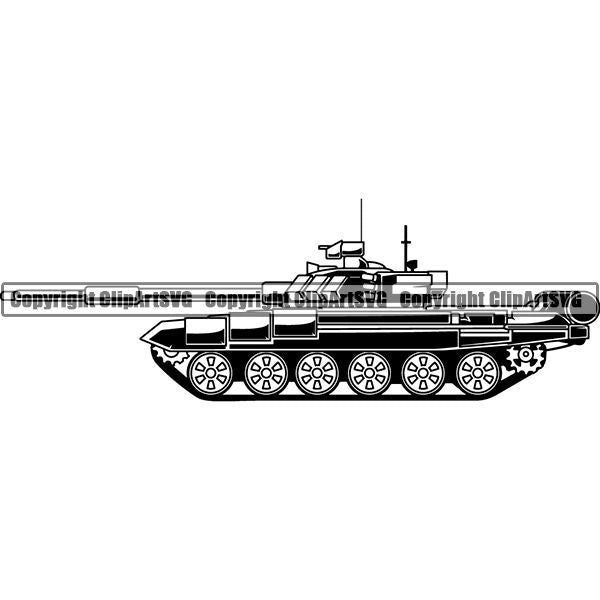 Military Weapon Vehicle Tank ClipArt SVG