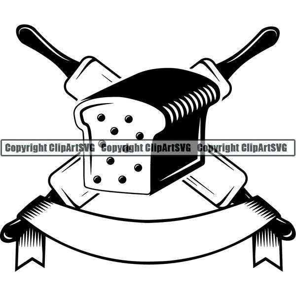 Cooking Baking Chef Cook Bake Baker Logo ClipArt SVG