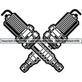 Mechanic Repair Shop Garage Logo ClipArt SVG