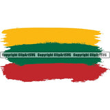 Country Flag Square lithuania ClipArt SVG