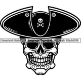 Pirate Sea Gangster Criminal Warrior ClipArt SVG