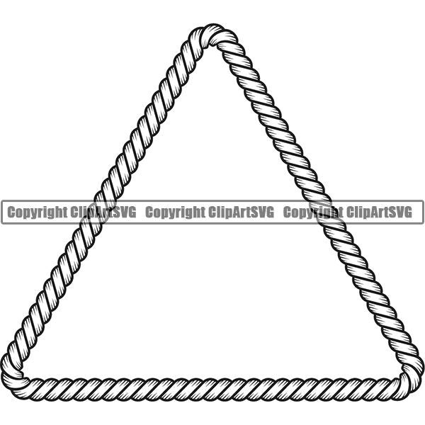 Rope Design Element Nautical Ship Sailing Boat Boating Sail Sailboat Knot ClipArt SVG