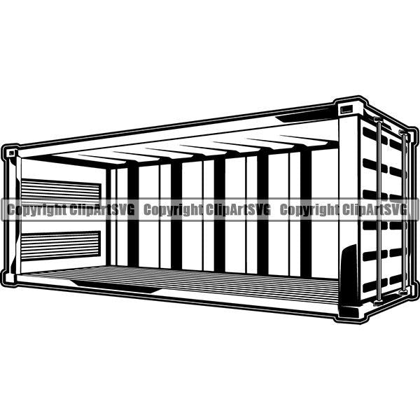 Truck Driver Trucking Trucker Driving Transportation Semi Tractor Trailer ClipArt SVG