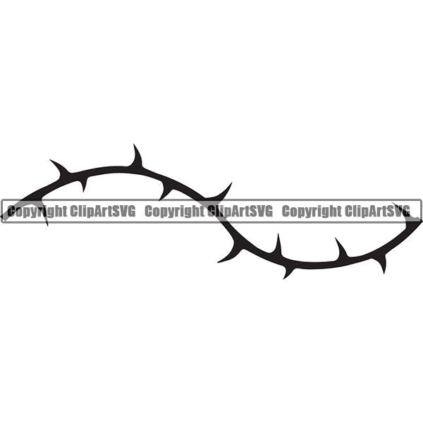 Nature Flower Rose Stem Thorns Frame Border Black Line Wavy.jpg