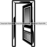 House Door ClipArt SVG