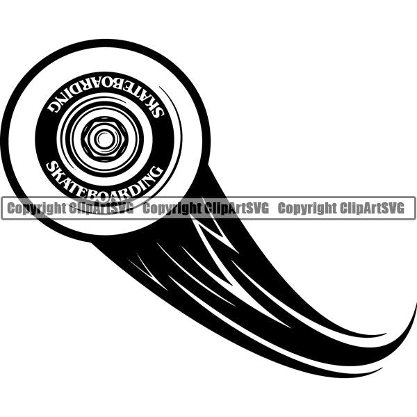 Sports Skateboarding Skateboard Motion ClipArt SVG
