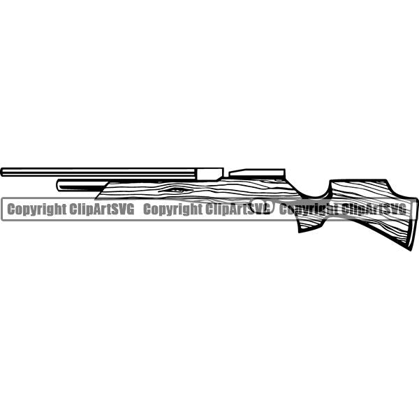 Military Weapon Gun Shotgun ClipArt SVG