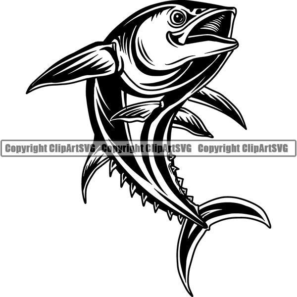Sports Game Fishing Hunting Fish Hunt Dolphin ClipArt SVG