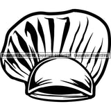 Cooking Baking Baker Chef Cook Uniform Hat ClipArt SVG