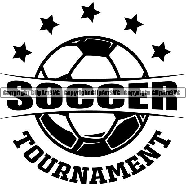 Sports Soccer Logo ClipArt SVG