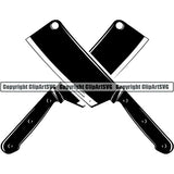 Cooking BBQ Bar-B-Que Barbque Chef Cook Butcher Logo ClipArt SVG