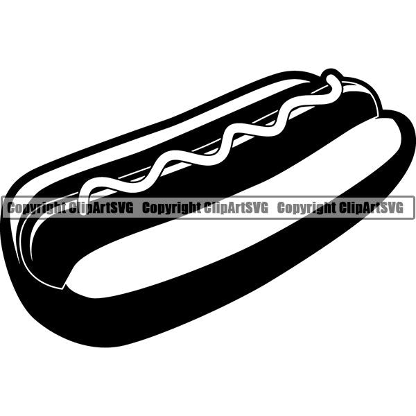 Food Hot Dog ClipArt SVG