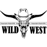 Occupation Cowboy Logo ClipArt SVG