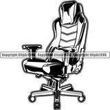 Business Office Advertising Money Chair ClipArt SVG