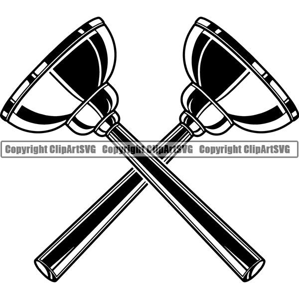 Plumbing Plumber Pipe Repair Service Plunger ClipArt SVG