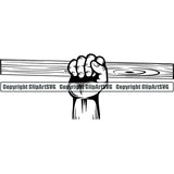 Construction Woodworking Carpenter Lumberjack Hand ClipArt SVG