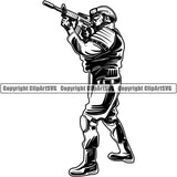 Military Weapon Soldier Soldier ClipArt SVG
