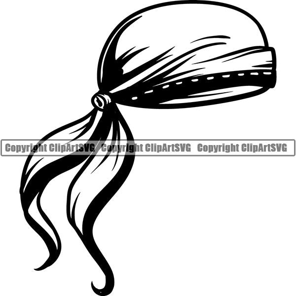 Pirate Sea Gangster Criminal Warrior ClipArt SVG