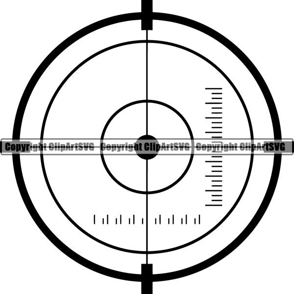 Military Weapon Gun Gun Scope ClipArt SVG