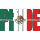 Flag Country Pride Mexico ClipArt SVG