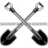 Hobby Gardening Shovel ClipArt SVG