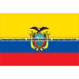 Country Flag Square Ecuador ClipArt SVG