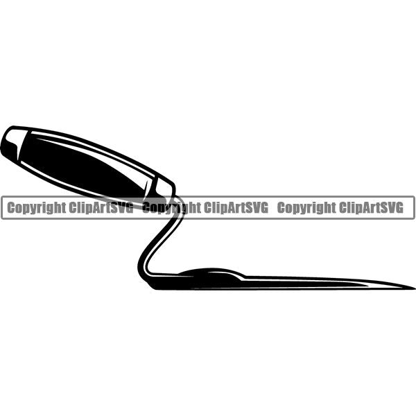 Mason Concrete Brick Building Repair Service Tool ClipArt SVG