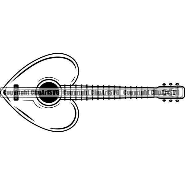 Music Musical Instrument Guitar 5tgg7 ClipArt SVG