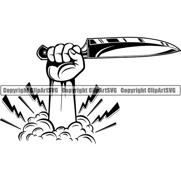 Cooking BBQ Bar-B-Que Barbque Chef Cook Butcher Logo ClipArt SVG