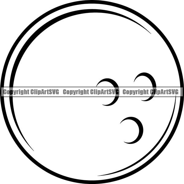 Sports Game Bowling Bowler Bowl Ball ClipArt SVG