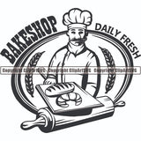 Cooking Baking Chef Cook Bake Baker Logo ClipArt SVG