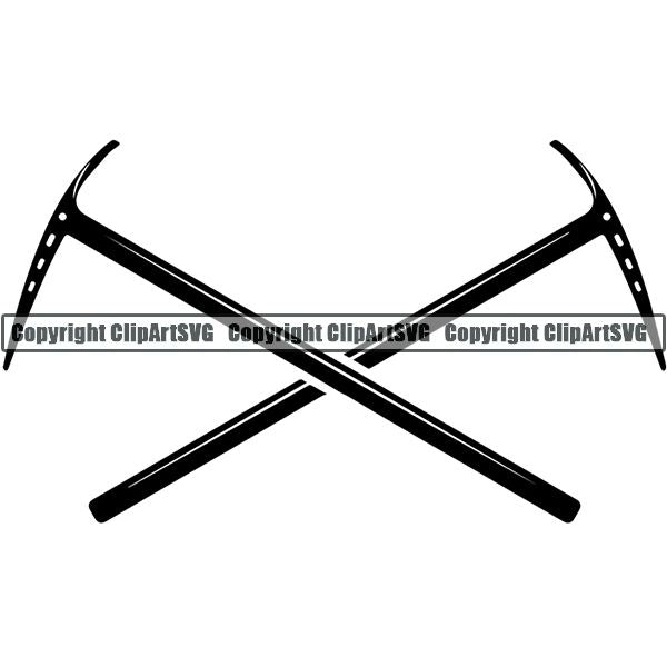 Mountain Climbing Rock Climber Logo ClipArt SVG