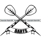 Sports Game Darts ClipArt SVG