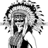 Native American Indian ClipArt SVG