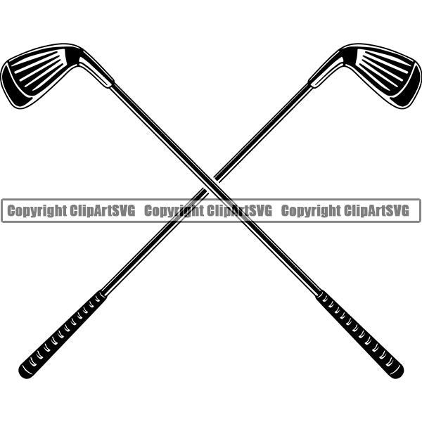 Sports Game Golf Club ClipArt SVG
