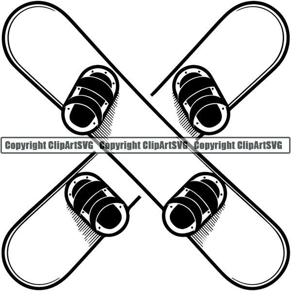 Sports Snowboarding Snowboard Skiing Ski Logo ClipArt SVG