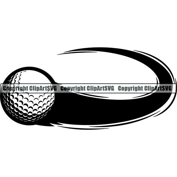 Sports Game Golf Motion ClipArt SVG