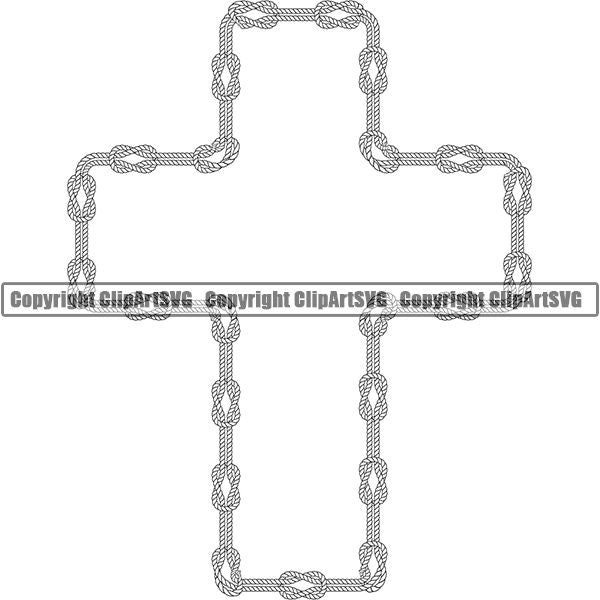 Rope Design Element Nautical Ship Sailing Boat Boating Sail Sailboat Knot ClipArt SVG