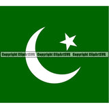 Country Flag Square Pakistan ClipArt SVG