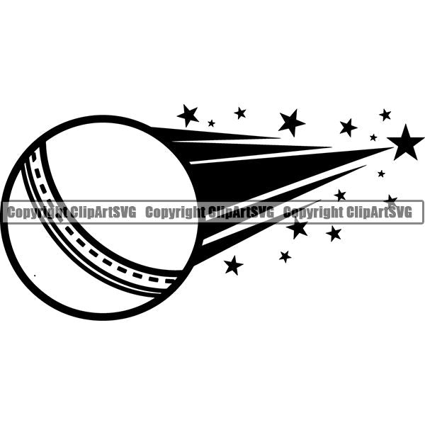 Sports Game Cricket Motion ClipArt SVG