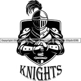 Knight Gladiator Medieval Warrior Sword ClipArt SVG