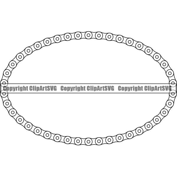 Sports Bicycle Chain White Oval.jpg