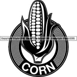 Food Corn Logo ClipArt SVG