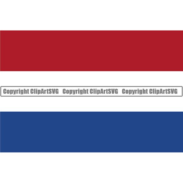Country Flag Square Netherlands ClipArt SVG