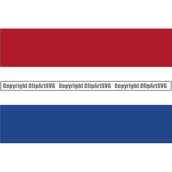 Country Flag Square Netherlands ClipArt SVG