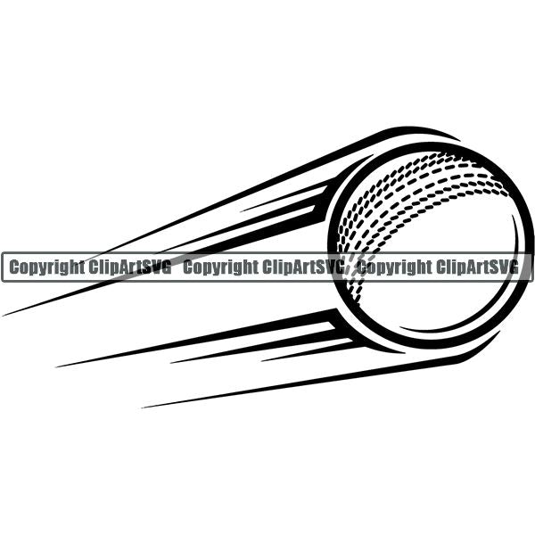 Sports Game Cricket Motion ClipArt SVG
