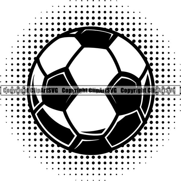 Sports Soccer Logo ClipArt SVG