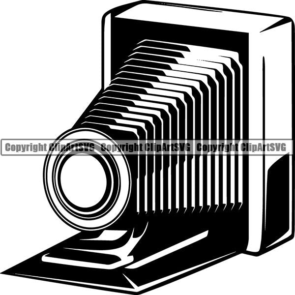Photography Photographer Photograph Camera Lens Retro Vintage ClipArt SVG