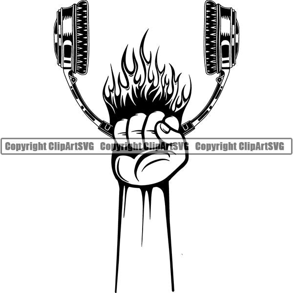 Headphones Headset Music Audio Equipment ClipArt SVG